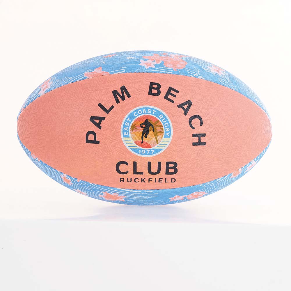 Ballon de rugby bleu clair Ruckfield Palm Beach