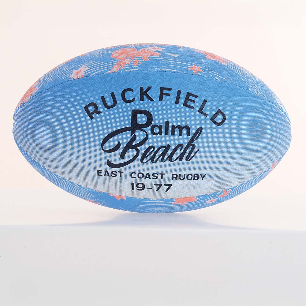 Ballon de rugby bleu clair Ruckfield Palm Beach