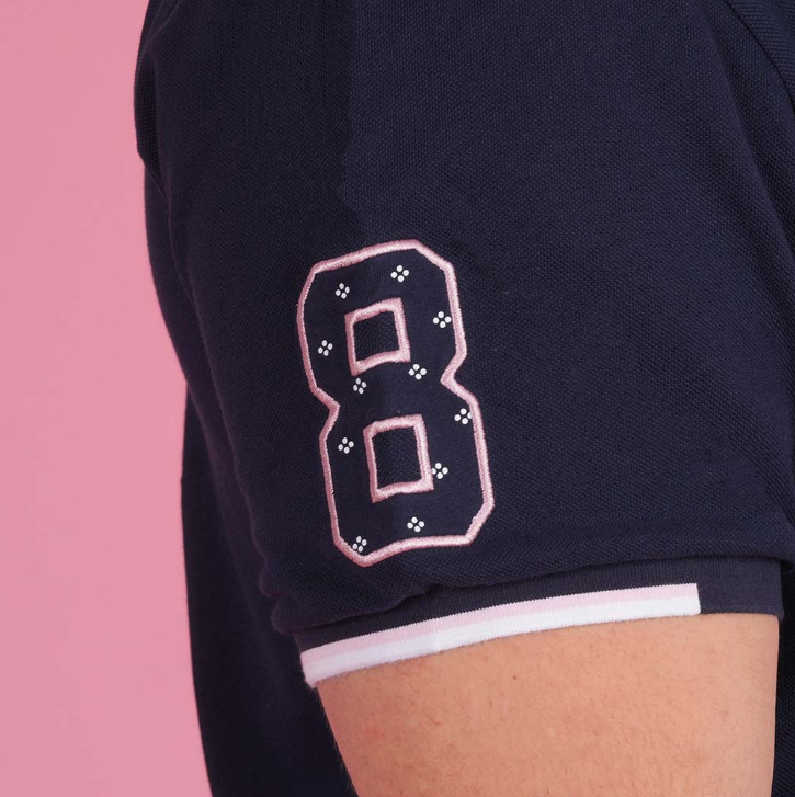 Polo manches courtes bleu marine Ruckfield, collection Le Club