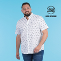Chemise manches courtes Blanche No-Iron Ruckfield Ligne City