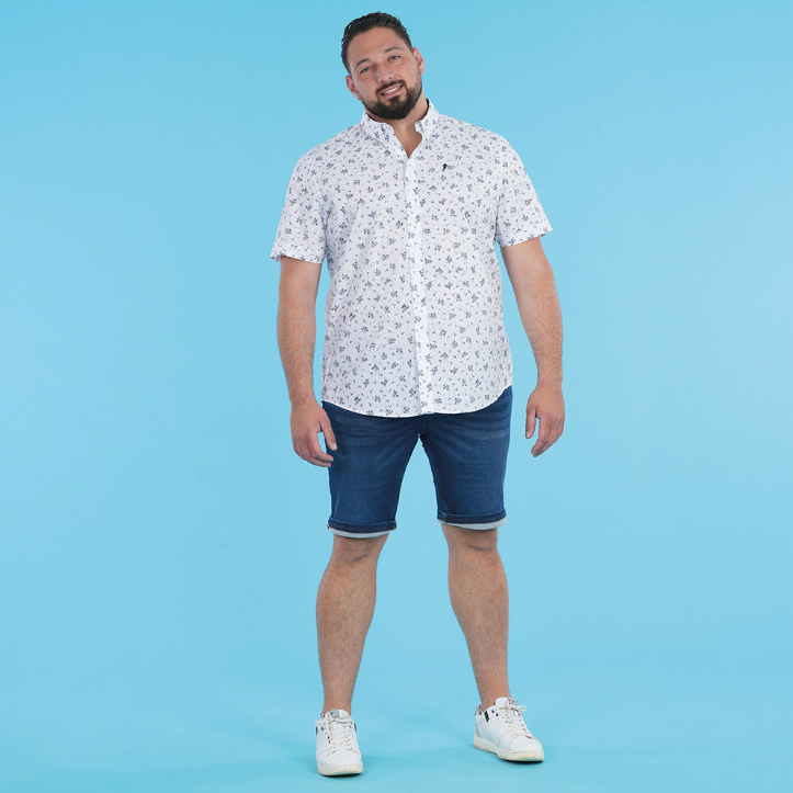 Chemise manches courtes Blanche No-Iron Ruckfield Ligne City