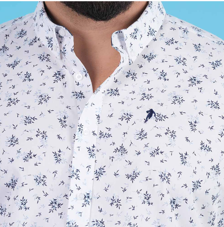 Chemise manches courtes Blanche No-Iron Ruckfield Ligne City