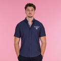 Chemise manches courtes bleue Ruckfield, Members Club House Rugby