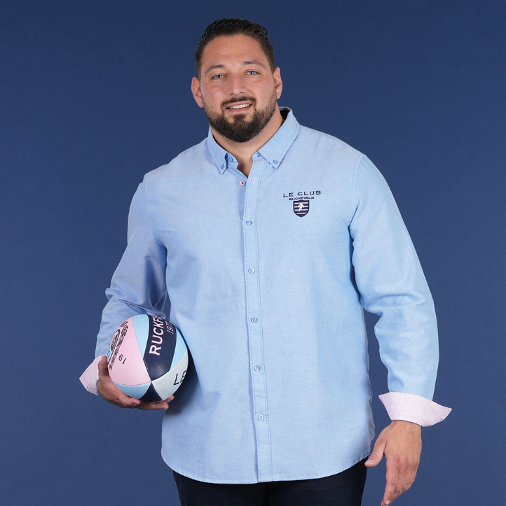 Chemise manches longues Ruckfield, bleu clair, collection Le Club