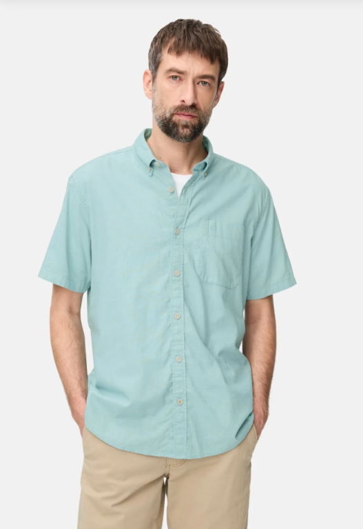 Chemise à manches courtes Camel Active en mélange de lin