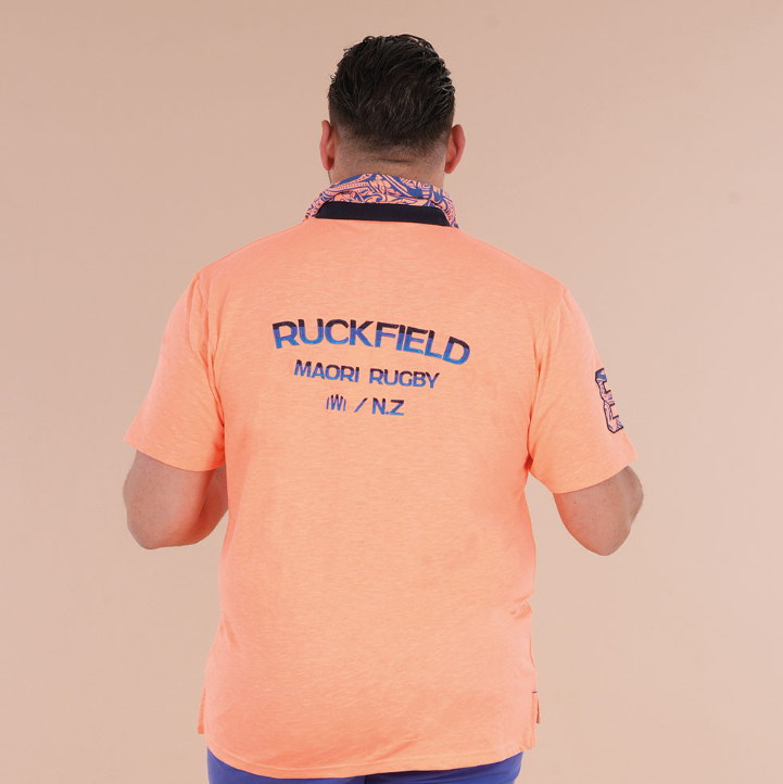 Polo Ruckfield, orange, Maori