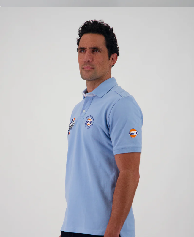 Polo GULF, Bold Classic Light Blue