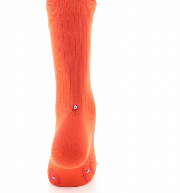 La Chaussette Française, Modèle Pigalle, Orange