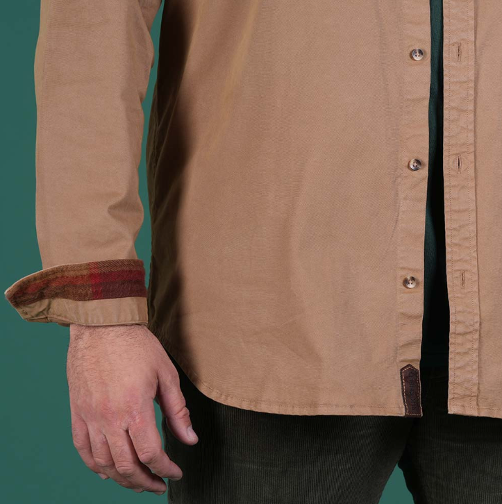 Surchemise beige foncé Autumn Rugby Camp