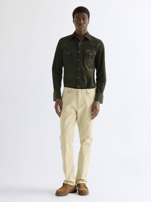 Chemise Wrangler, velours côtelé