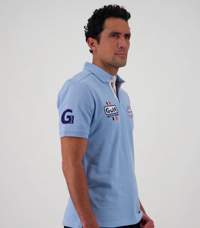 Polo GULF, Bold Classic Light Blue