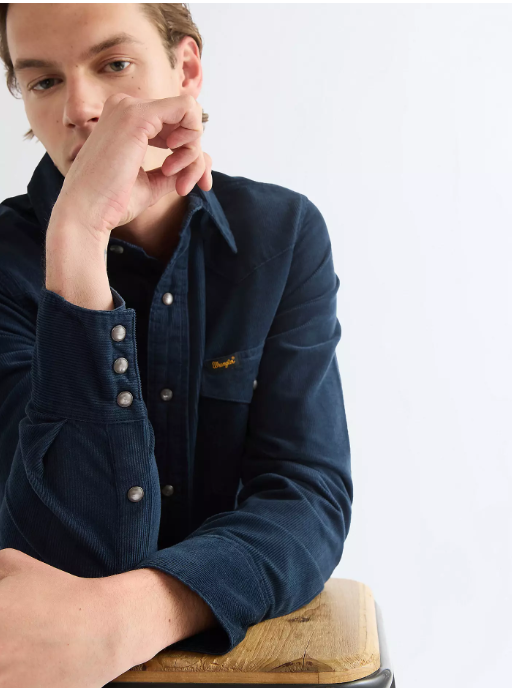Chemise Wrangler, Velours côtelé