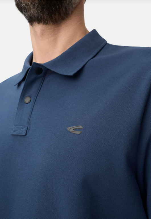 Polo manches courtes bleu Camel Active