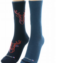 Chaussettes Dagobert, Réversibles, Cerf