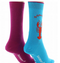 Chaussettes Dagobert, Réversible Homard