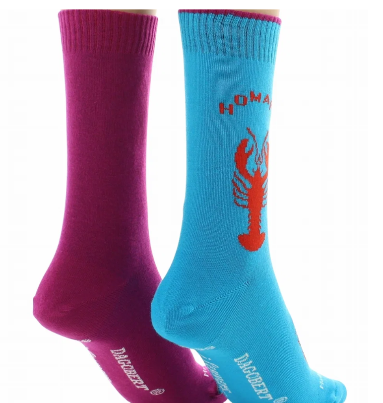 Chaussettes Dagobert, Réversible Homard