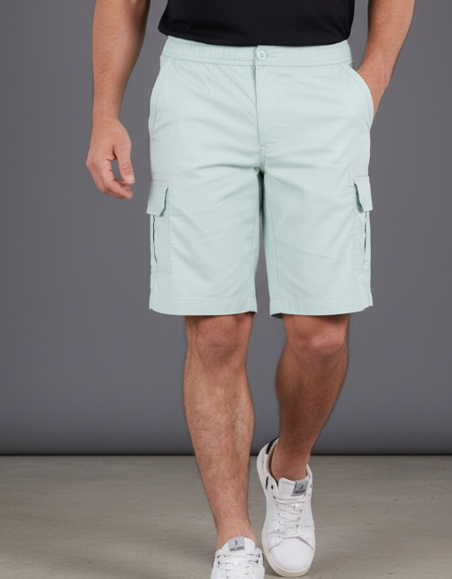 Bermuda Ruckfield, bleu clair, Cargo