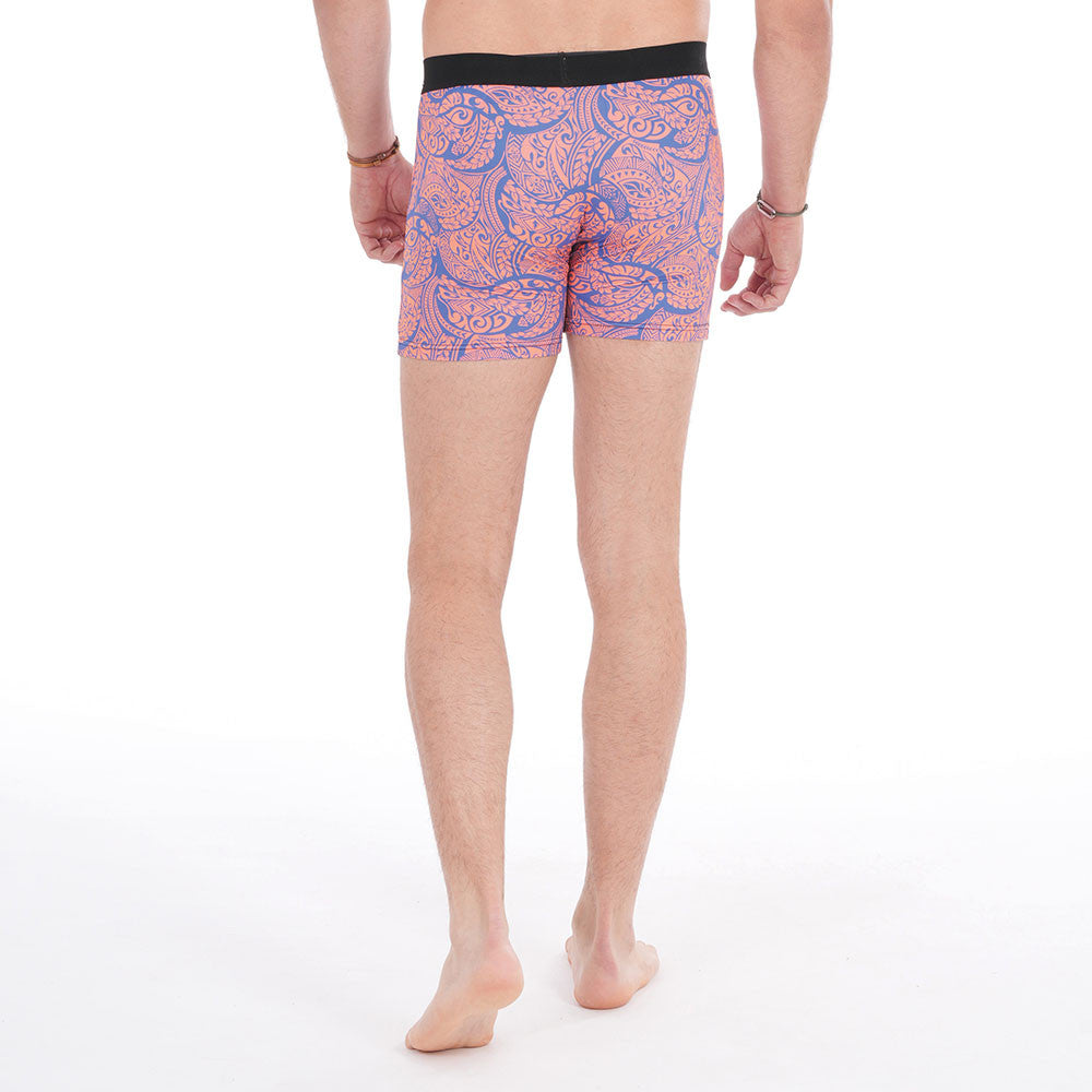 Lot de 2 boxers Ruckfield Rugby Maori orange vif