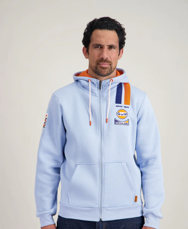 Sweat Zip GULF Light Blue
