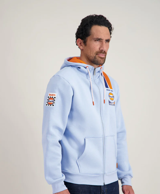 Sweat Zip GULF Light Blue