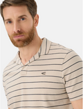 Polo avec détails contrastés Camel Active