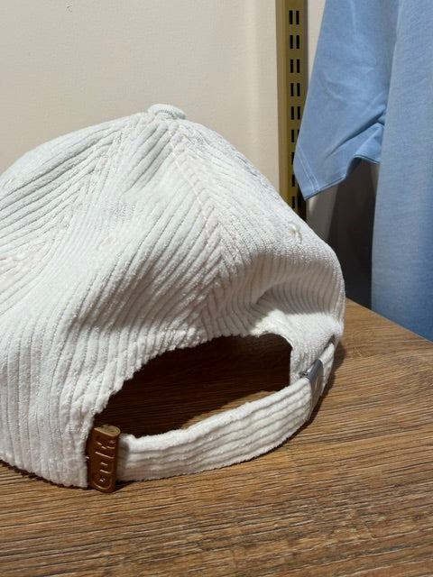 Casquette Gulf Ecru, Velours