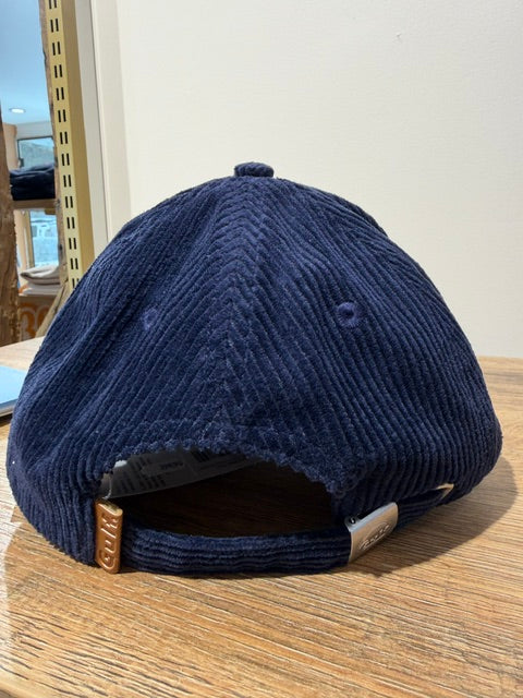 Casquette Gulf, bleu Marine, Velours