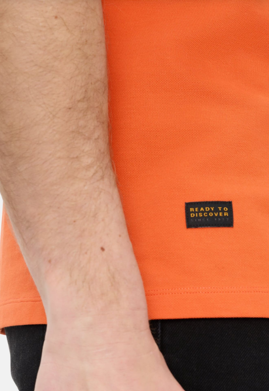 Polo manches courtes orange Camel Active