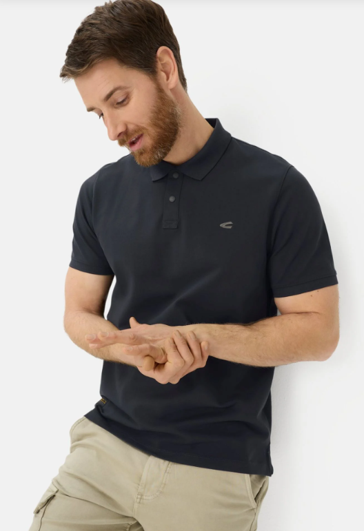 Polo manches courtes bleu marine Camel Active