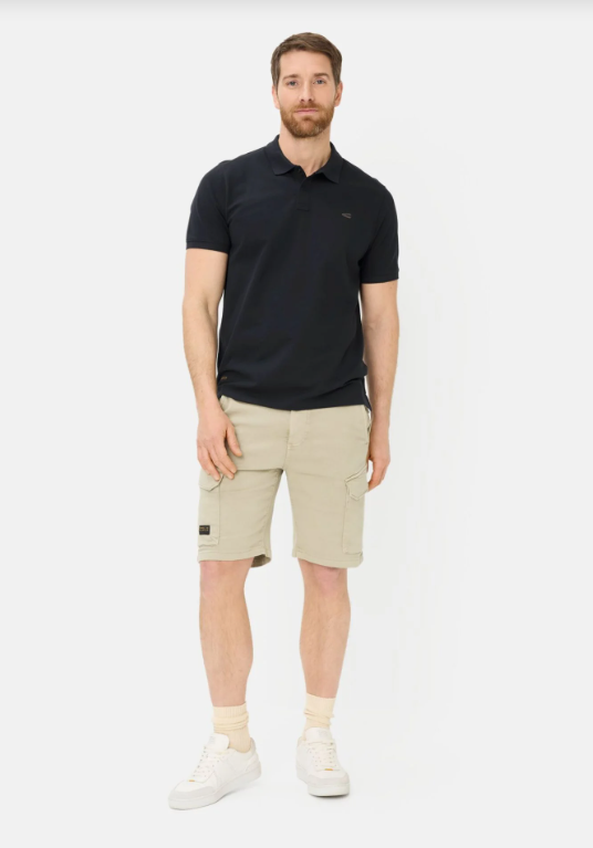 Polo manches courtes bleu marine Camel Active