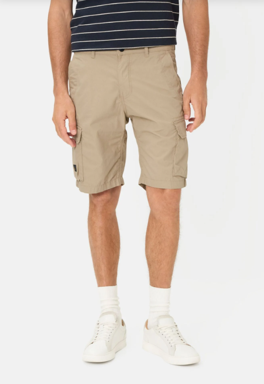Short cargo en pur coton beige Camel Active