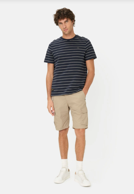 Short cargo en pur coton beige Camel Active