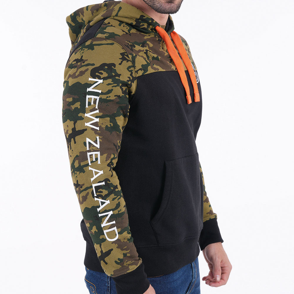 Sweat à capuche Ruckfield New Zealand Army noir