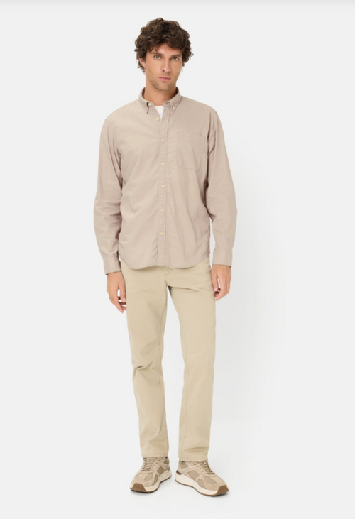 Chemise à manches longues Camel Active  pour homme en mélange lin-coton