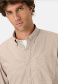 Chemise à manches longues Camel Active  pour homme en mélange lin-coton