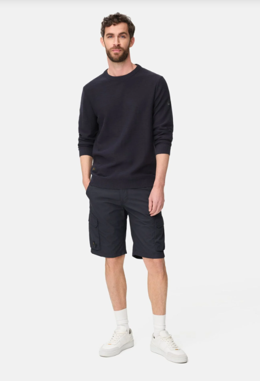 Short cargo en pur coton bleu marine Camel Active