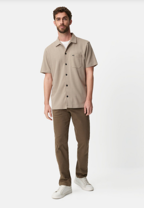 Chemise à manches courtes Camel Active, avec poche poitrine