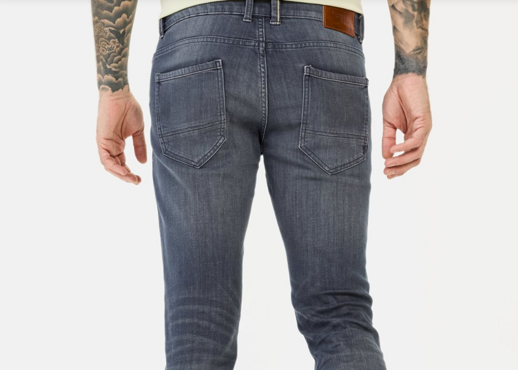 Pantalon Camel Active slim fit 5 poches en mélange de coton extensible