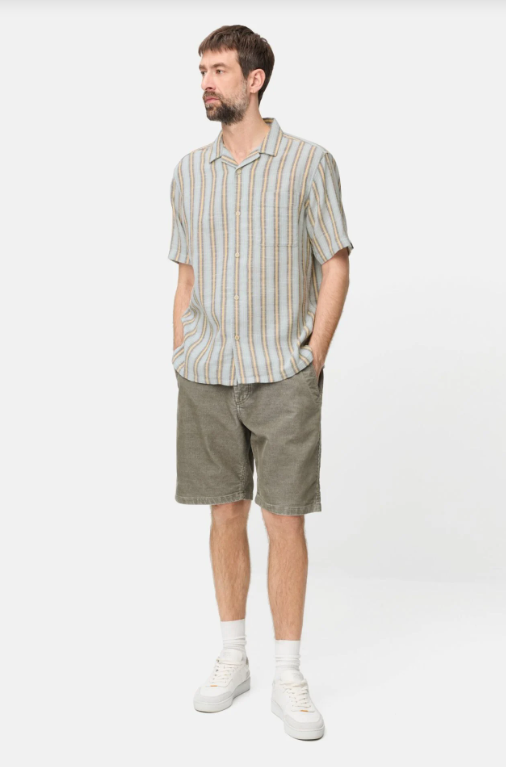 Chemise en coton Camel Active avec poche poitrine